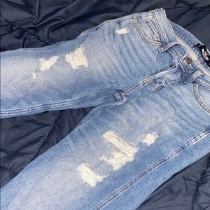 Hollister Low-Rise Ripped Boyfriend Jeans